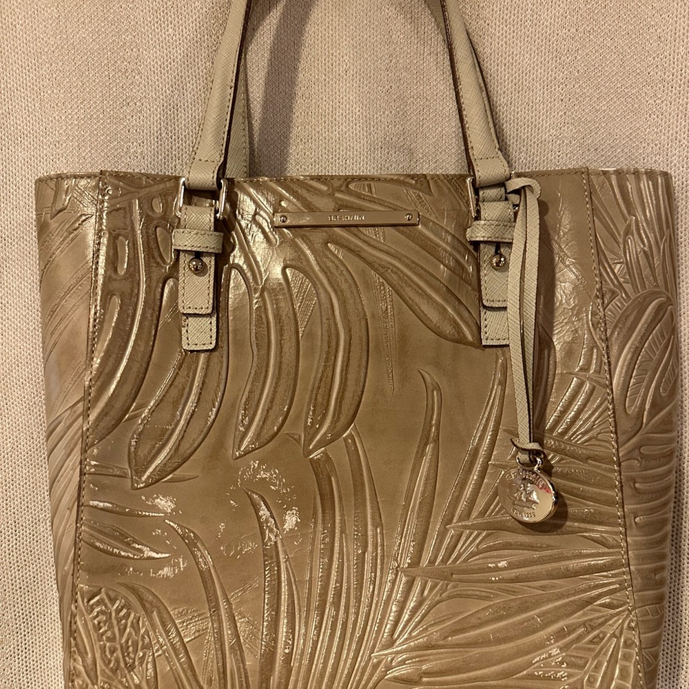 Brahmin Palm Leaf Small Tote RARE